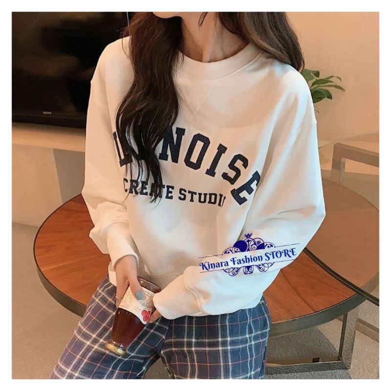 ILLNOISE CREATED SWEATER FLEECE FASHION WANITA