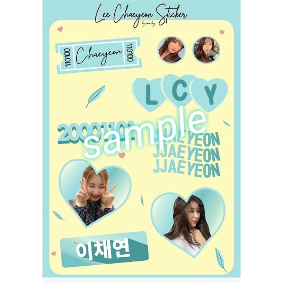 

STICKER IZONE LEE CHAEYEON