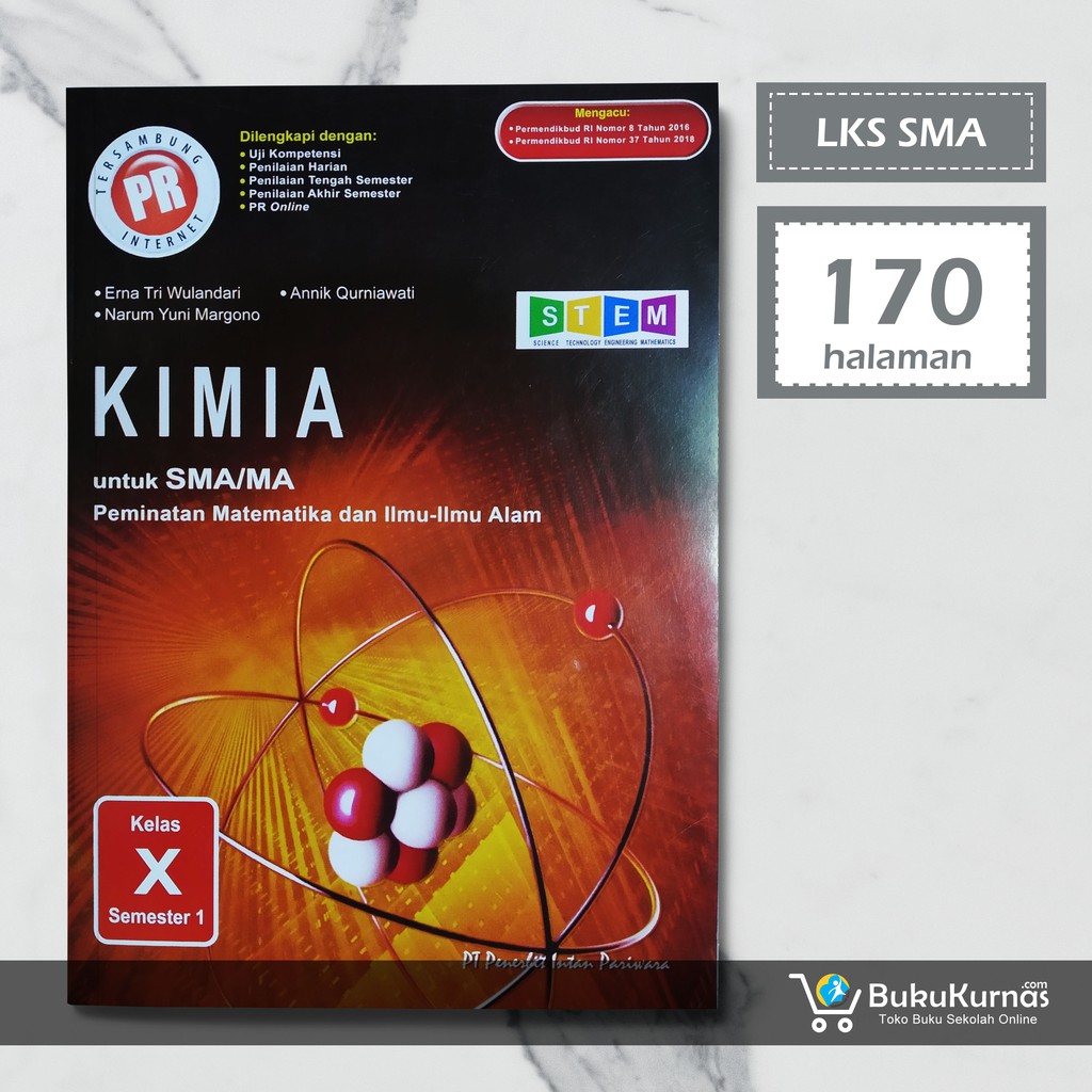 Buku Lks Kimia Kelas 10 Semester 1 Peminatan K13 Intan Pariwara Shopee Indonesia