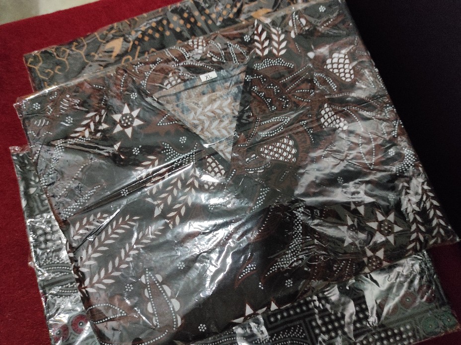 New Arrival Batik Pria Batik Hrb026 Kenongo Hem Batik Manggar Coklat Kemeja Batik Pria