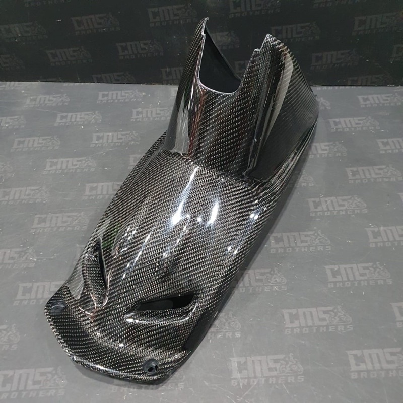 Cover Tutup Dek Mesin Part Original Yamaha Mio Sporty Smile Carbon Kevlar