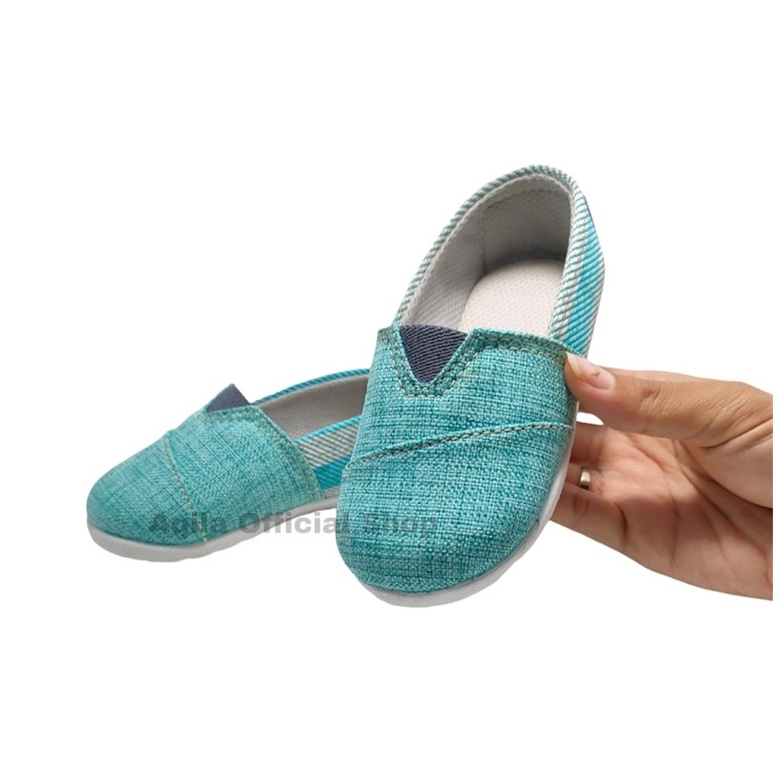 Sepatu Slip On Anak Wanita Perempuan Terbaru Trendy Usia 1-3 Tahun Murah DV