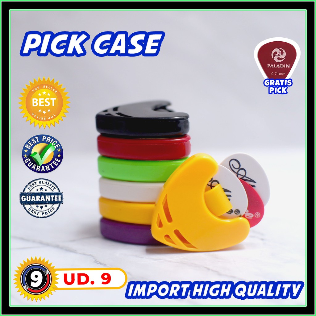 Pick Case Pick holder Tempat Pik Gitar