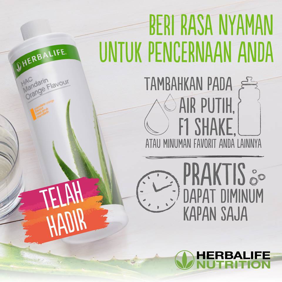 Herbal Aloe Concentrate Rasa Jeruk Mandarin Herbalife Original Exp 2021 2022 Indonesia