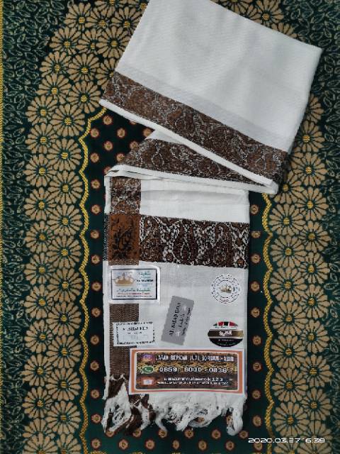 SORBAN ARIFAT MURAH MERIAH MENARIK BUKAN SULAM TAPI SURBAN TENUN ARAFAT dan ALSHAFEDA-1