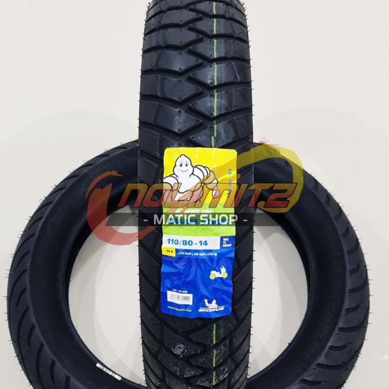 Ban Motor Tubeless Michelin Anakee Street 110/80 - 14