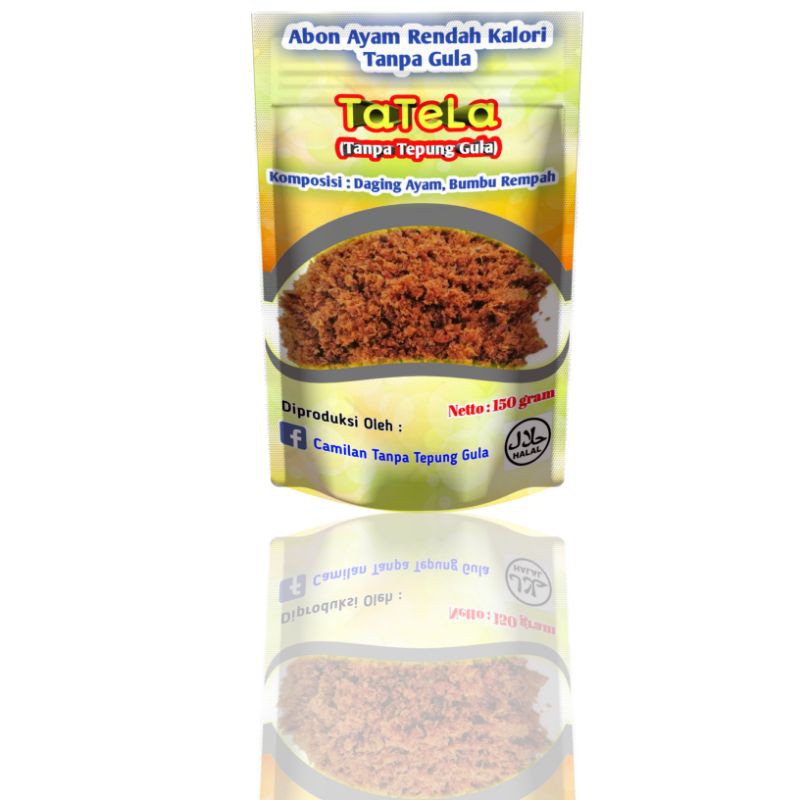 

Abon Ayam Rendah Kalori Tanpa Gula DEBM Diet Keto Netto 150 gram