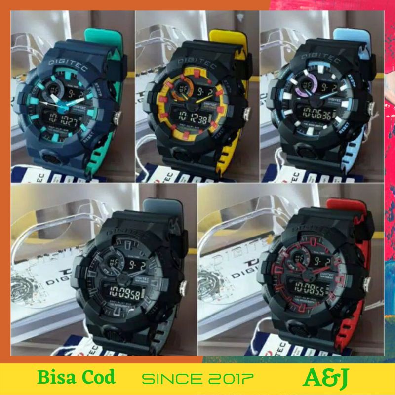 [ COD ] JAM TANGAN PRIA DIGITEC jam tangan digitec pria DA4112T ORIGINAL ANTI AIR