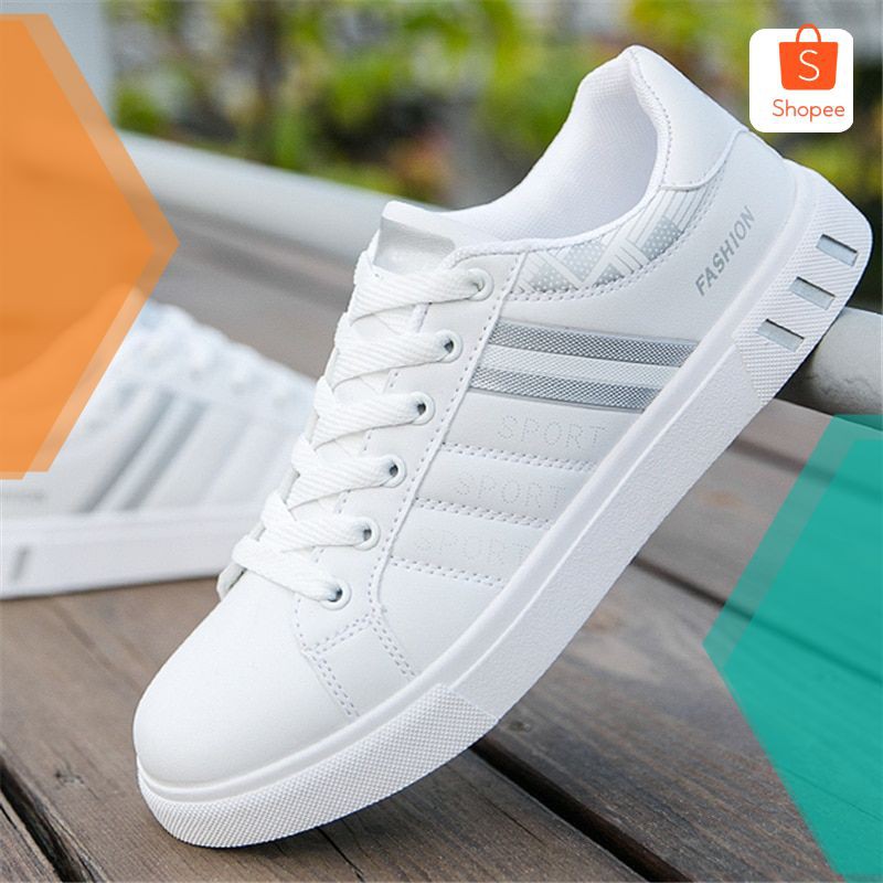 breathable leather sneakers