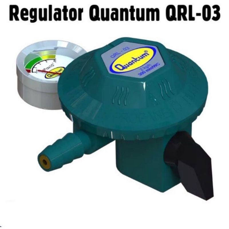 REGULATOR GAS QUANTUM QRL-03 METER SNI ORIGINAL