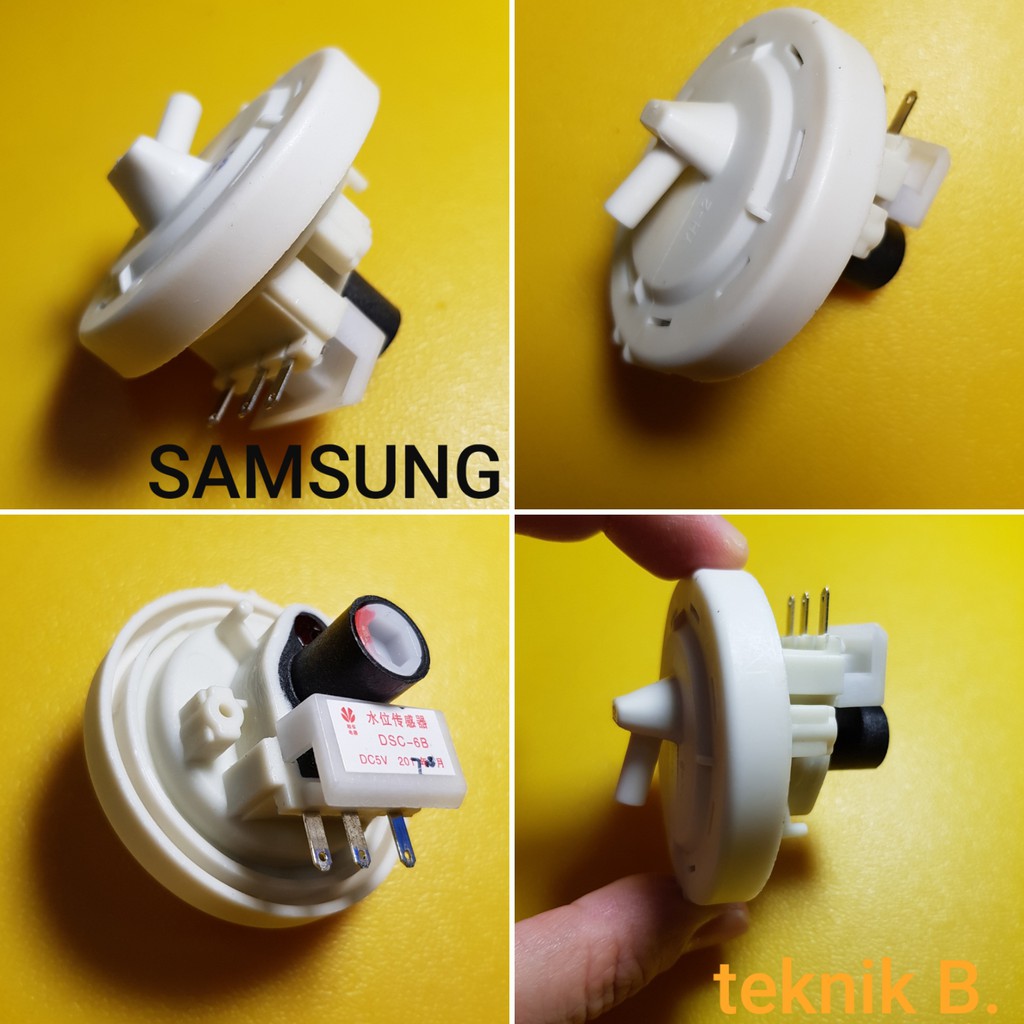 Sensor air Pressure switch water Mesin Cuci Samsung kaki terbalik