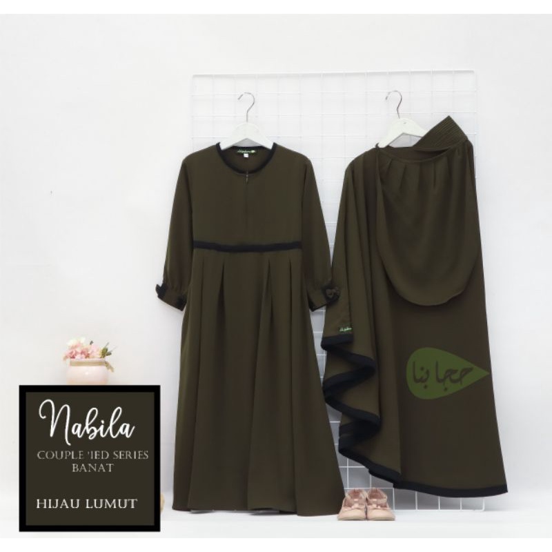 Nabila gamis anak gamis anak polos gamis anak wolfish by hijabuna