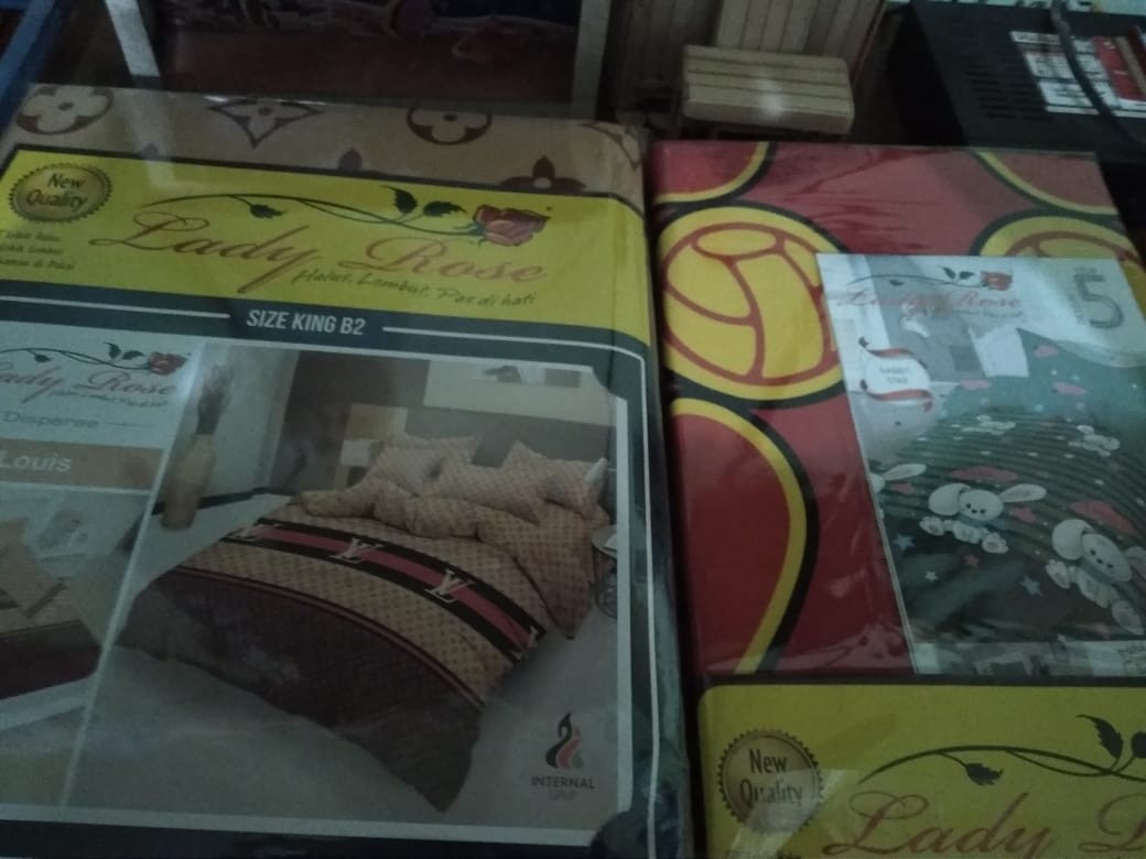 Bed Sheet / Sprei Lady Rose Lois King 180x200 Sprei Original Berkualitas Bandung