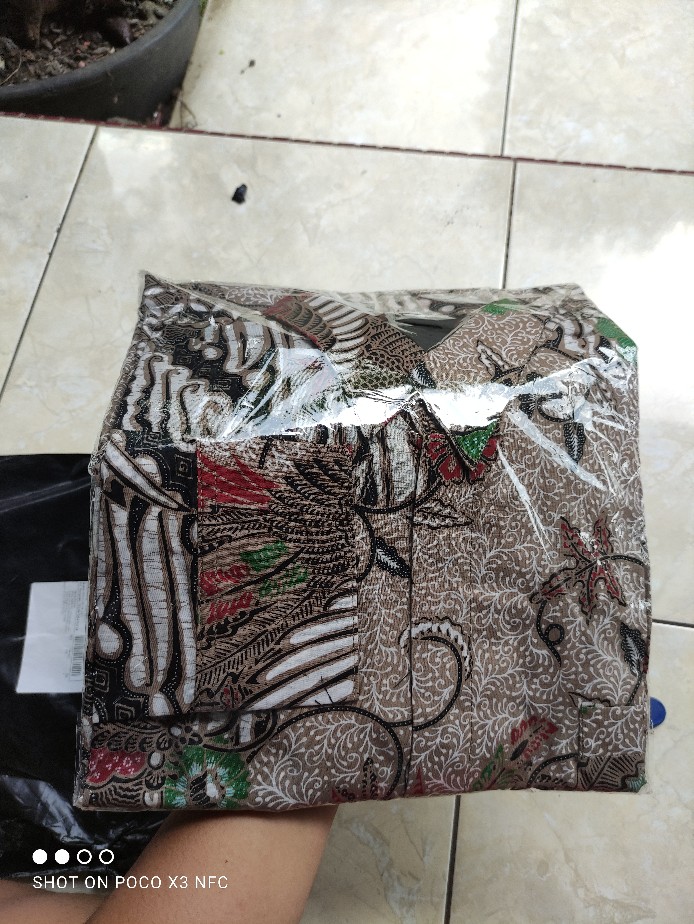 [full Furing] Kemeja Batik Pria Lengan Panjang Sasmakha Bahan Katun Sragenan By Kanaya