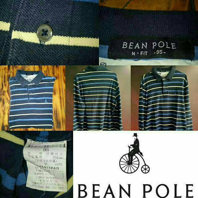 Polo Shirt / kaos polo Bean Pole + TRACKTOP KAPPA FULL TAPPED