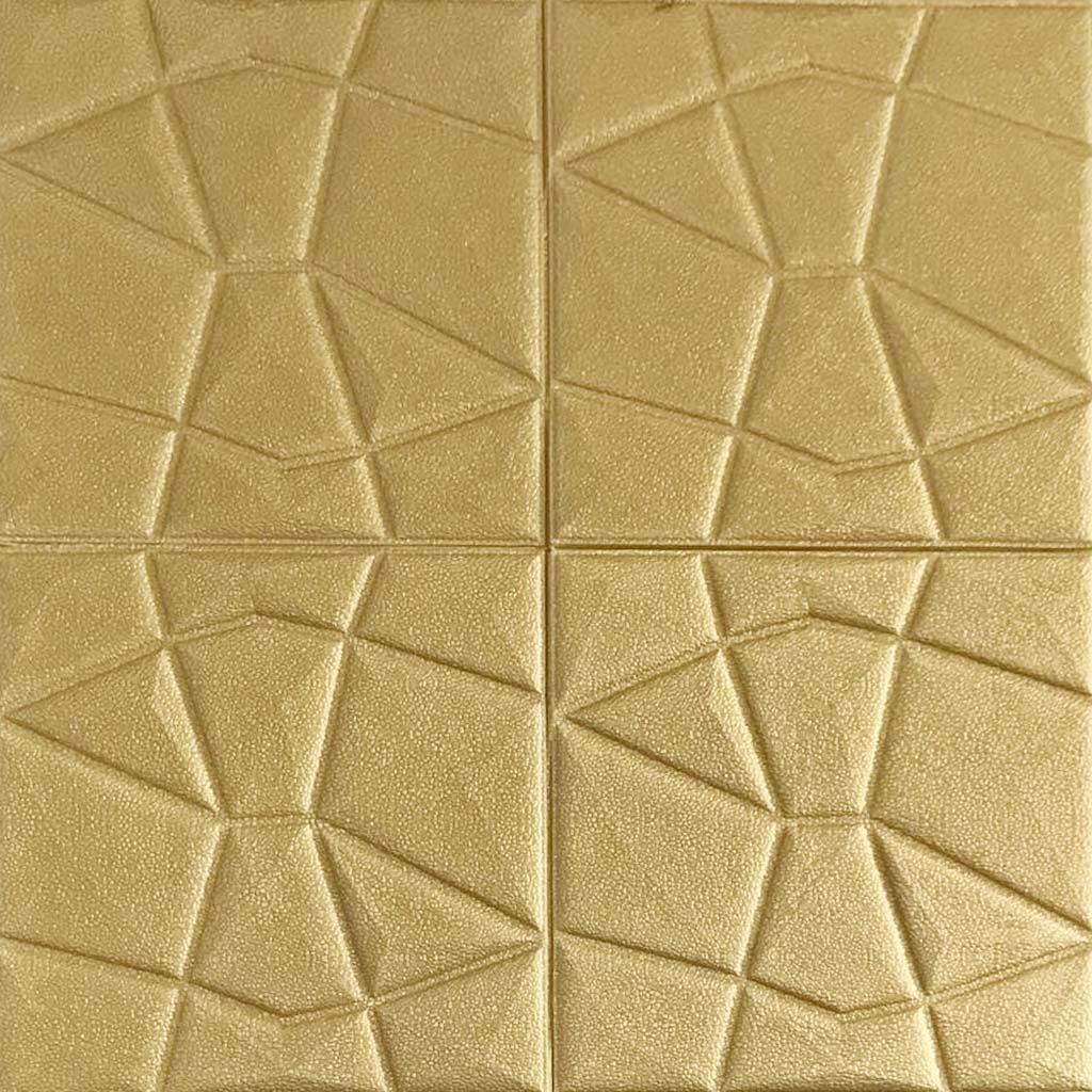 PROMO BELI 25 PCS FREE 1 PCS !! WALLPAPER FOAM DIAMOND /Wallpaper Dinding 3D Foam/ WALLFOAM 70X70 CM-JY0234 GOLD 6MM