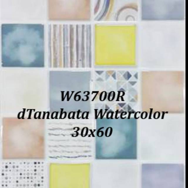 Roman Keramik dTanabata Water Color W63700R Ukuran 30x60