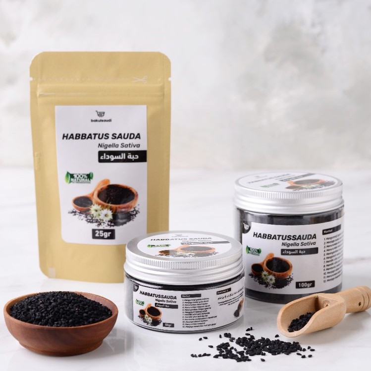 Habbatusauda Murni Premium Asli 100% Serbuk Kapsul Biji Habbatussauda Jinten Jintan Hitam