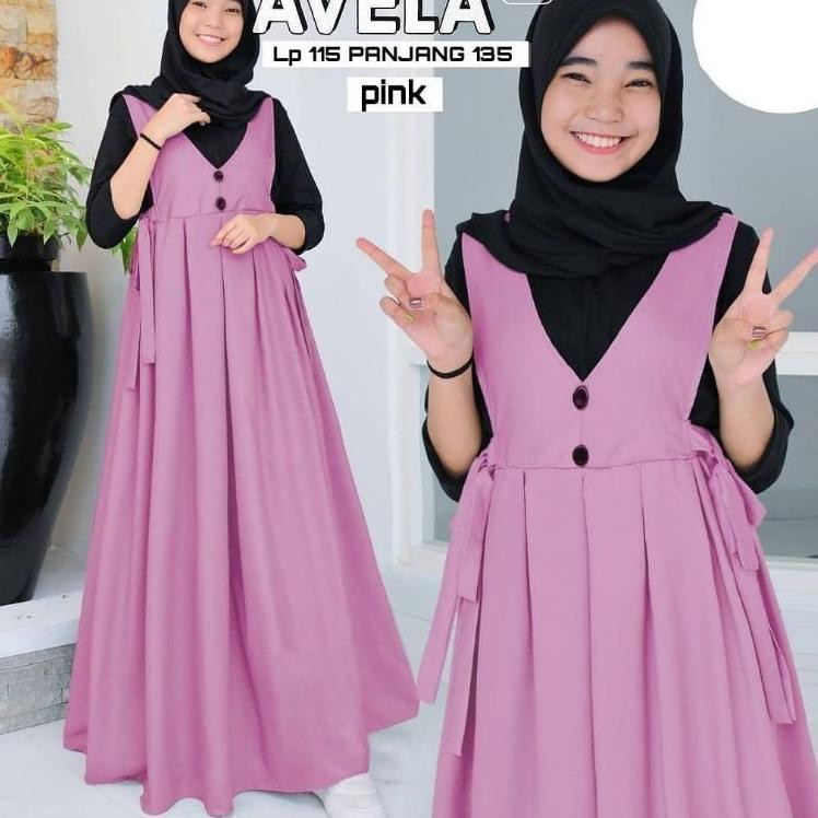 Wow Murah Meriah.. Overall Set Baju Remaja Plus Iner Pakaian Wanita Remaja Masa Kini Trend Kekinian