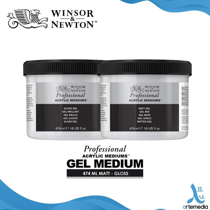 

Medium Cat Akrilik Winsor & Newton Professional 474ml Acrylic Gel ---READY---