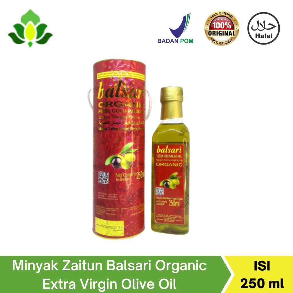 

Minyak Zaitun Balsari Organic 250 ml Extra Virgin Olive Oil Original!!!