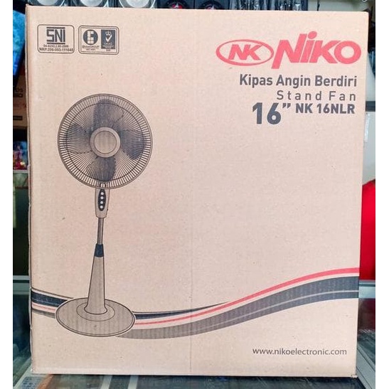 STAND FAN NIKO 16 KAKI BULAT NLR