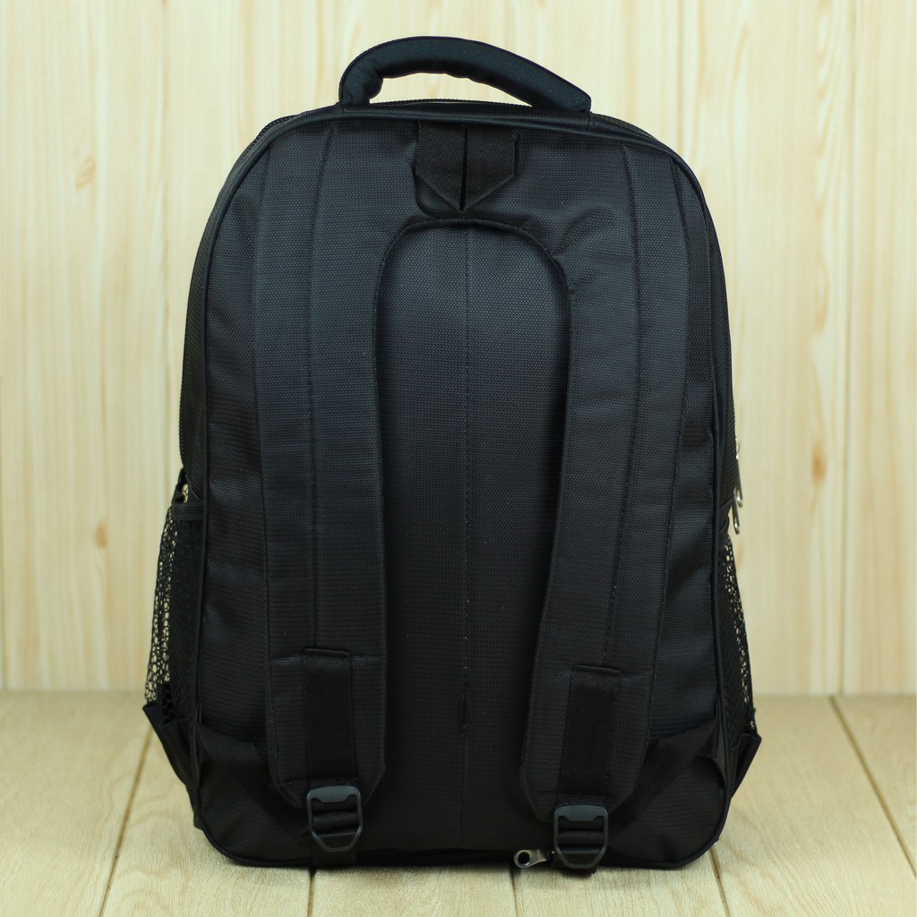 Back Pack Alfito Colour Hitam Tas Ransel Cowok Cewek Unisex Keren Kece Bahan Dolby Tebal Kuat Awet