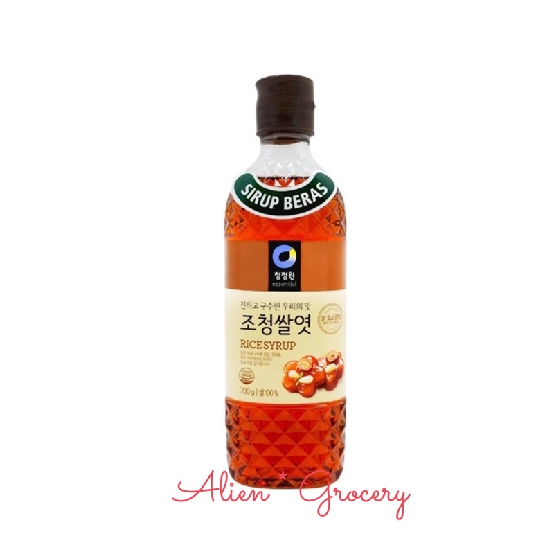 Rice Syrup Sirup Beras Chung Jung One Won Korea 700gr