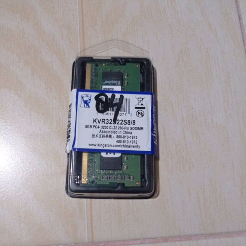 RAM Kingston PC -4 3200 Sodimm 8GB DDR5