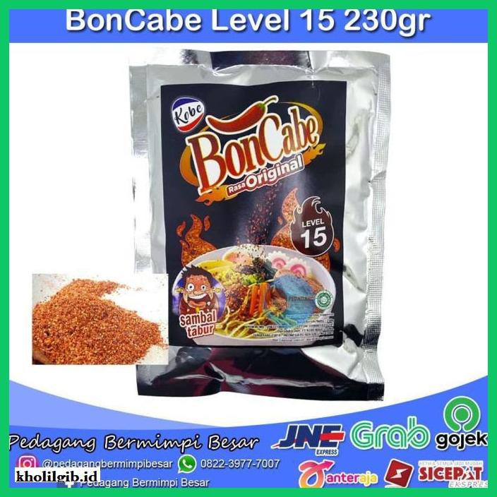

Aneka-Sambal- Boncabe Level 15 230Gr | Bon Cabe | Cabe Bubuk | Cabai Bubuk -Pedeeeeeezzzzzzz.