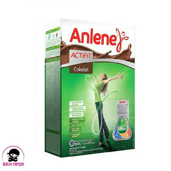 

ANLENE ACTIFIT COKELAT SUSU KALSIUM BOX 600 G