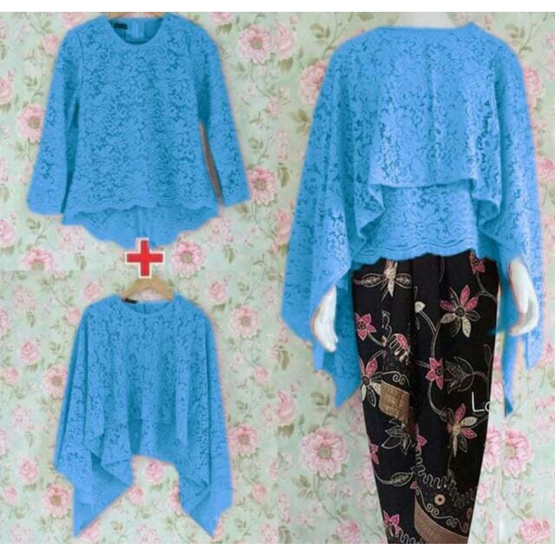 A258 Setelan Kebaya Wanita, Setelan Kebaya Brukat, Setelan wanita, Baju Kondangan, Baju Brukat