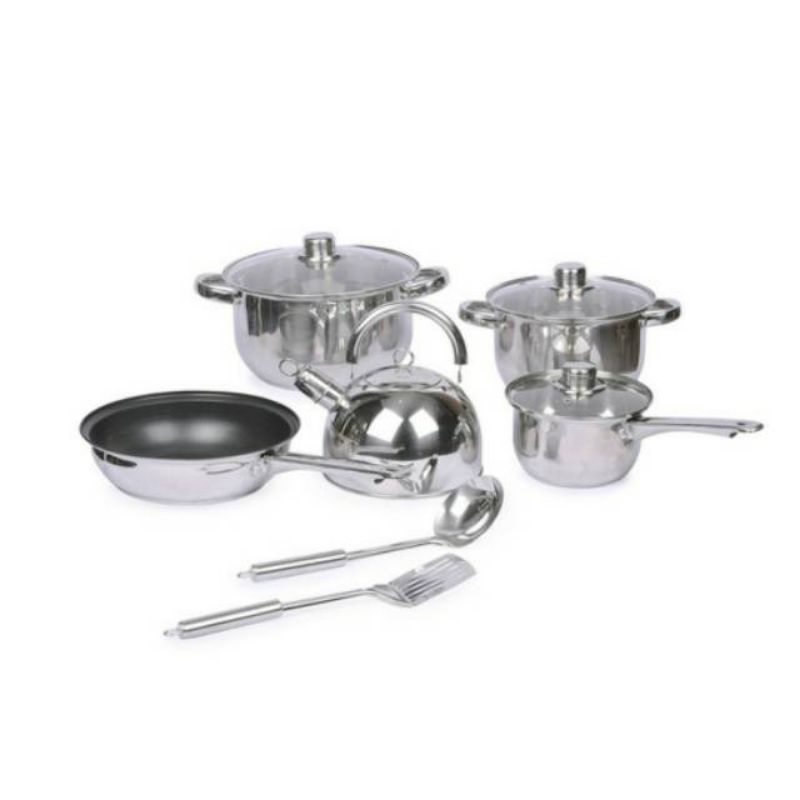 Niko   ,  Panci Set , Multifungsi , Wajan , Goreng , stainless