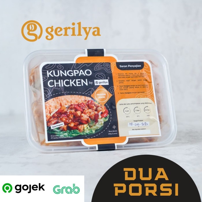 

MAKANAN & MINUMAN MAKANAN BEKU KUNG PAO CHICKEN BY GERILYA FROZEN FOOD HR51
