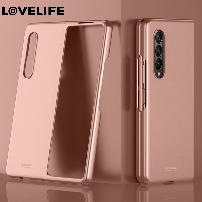 Casing Hard Case PC Matte Shockproof Ultra Tipis Mewah Untuk Samsung Galaxy Z Fold 3 / W22