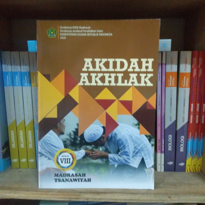 Jual Buku AKIDAH AKHLAK MTs Kelas 8 KEMENAG Original BOOK | Shopee ...