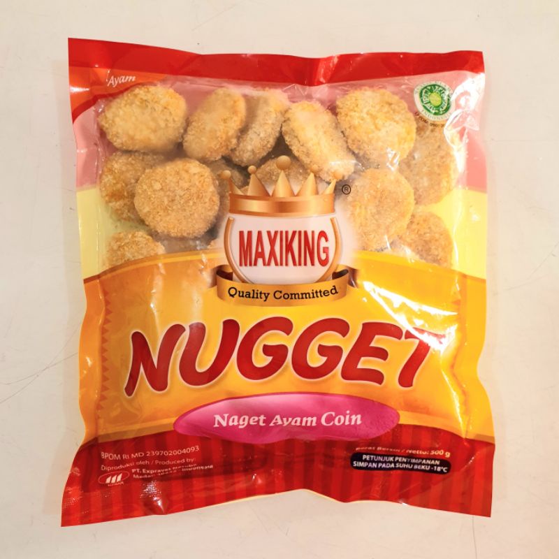 Maxiking Nugget Ayam Coin 500g