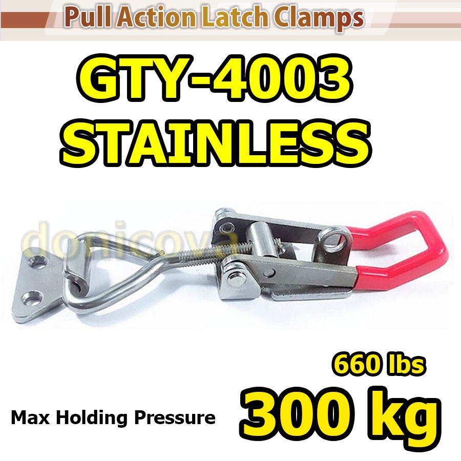 Toggle Clamp GH GTY 4003 STAINLESS Quick Holding Release Horizontal