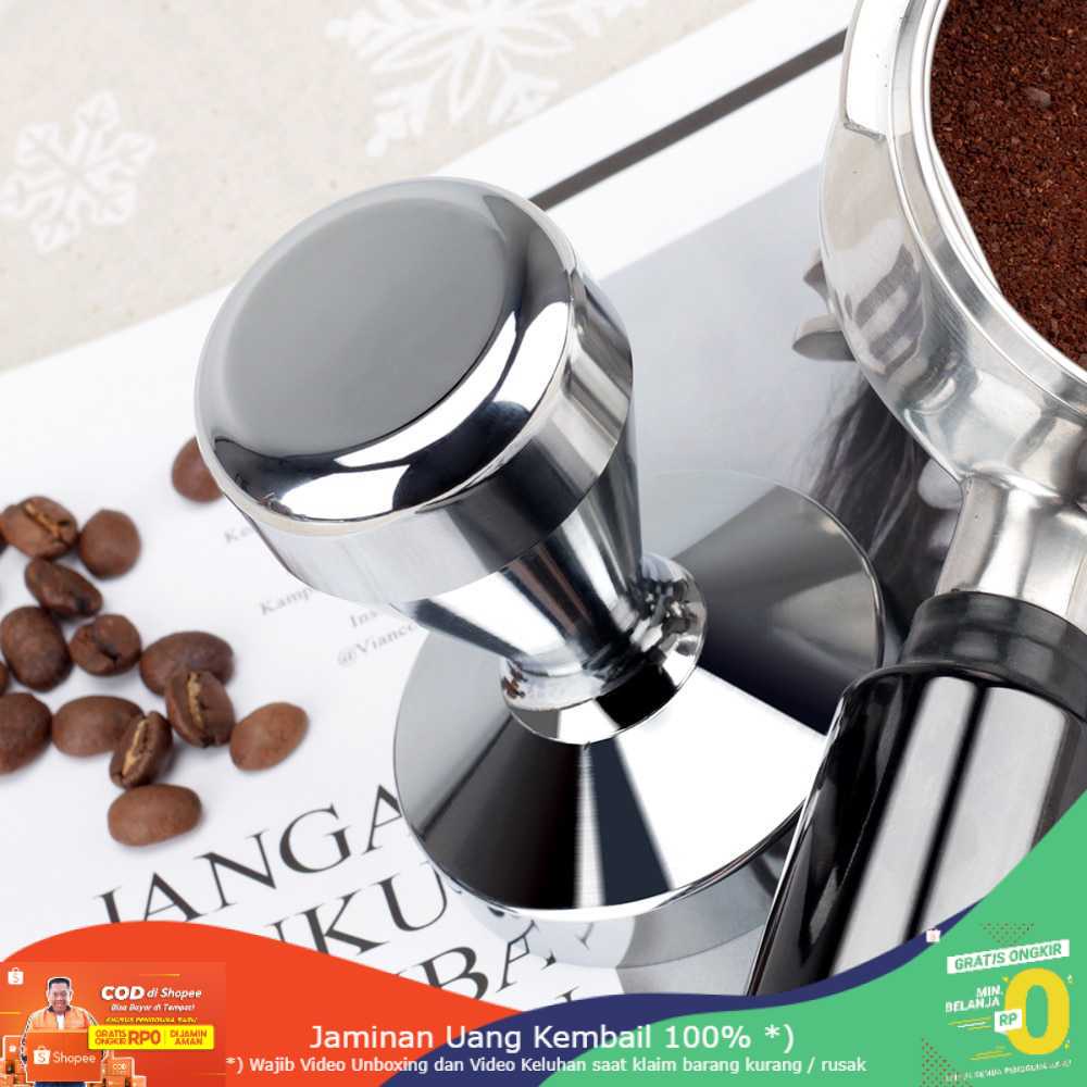 (BISA COD) RVOSTR  Tamper Kopi Espresso Flat Stainless Steel 51mm - SS51