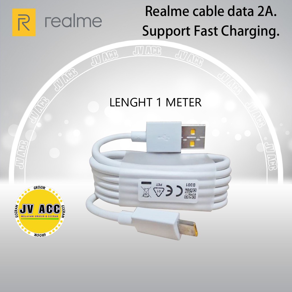 MICRO USB REALME KABEL DATA MICRO USB ORIGINAL 2A