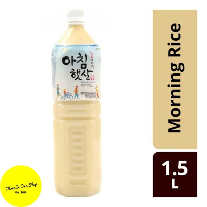 

978Eq010W Woongjin Morning Rice 1.5Liter/Minuman Beras Korea/Makgeolli WQ2