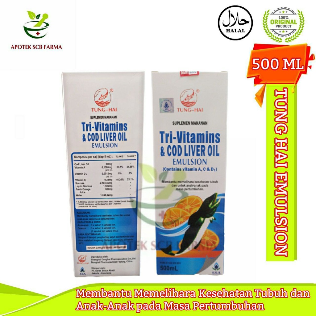 Minyak Ikan Tunghai / Tung Hai Fish Syrup - Vitamin Pertumbuhan anak