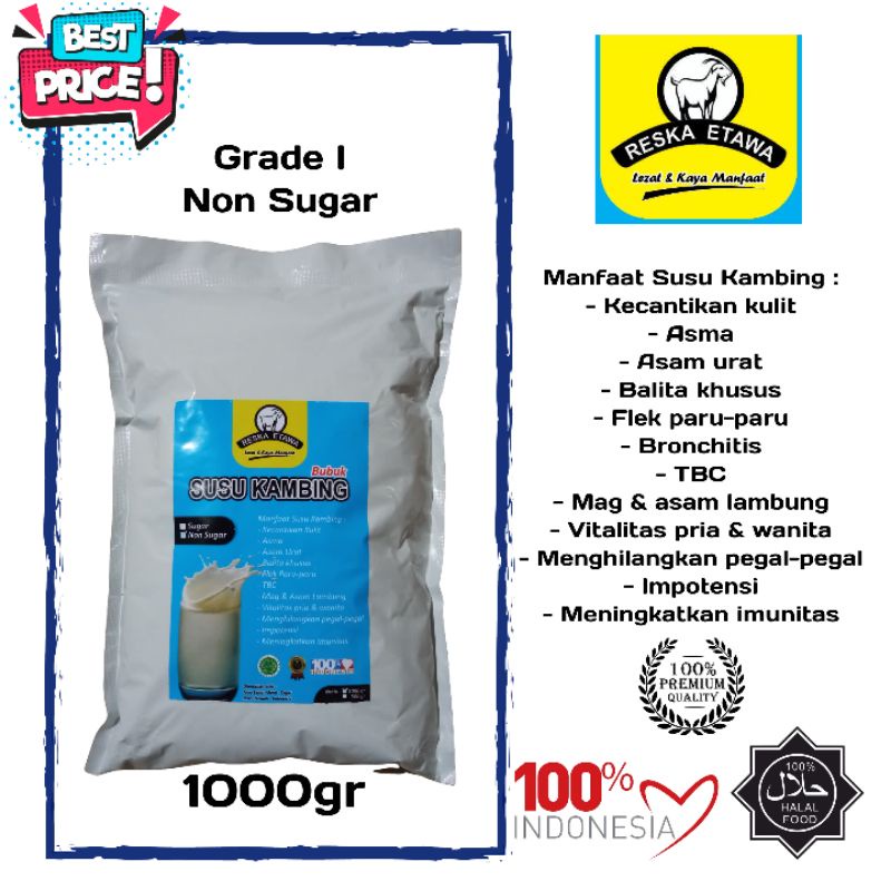 

Susu kambing Reska Etawa 1kg Grade I
