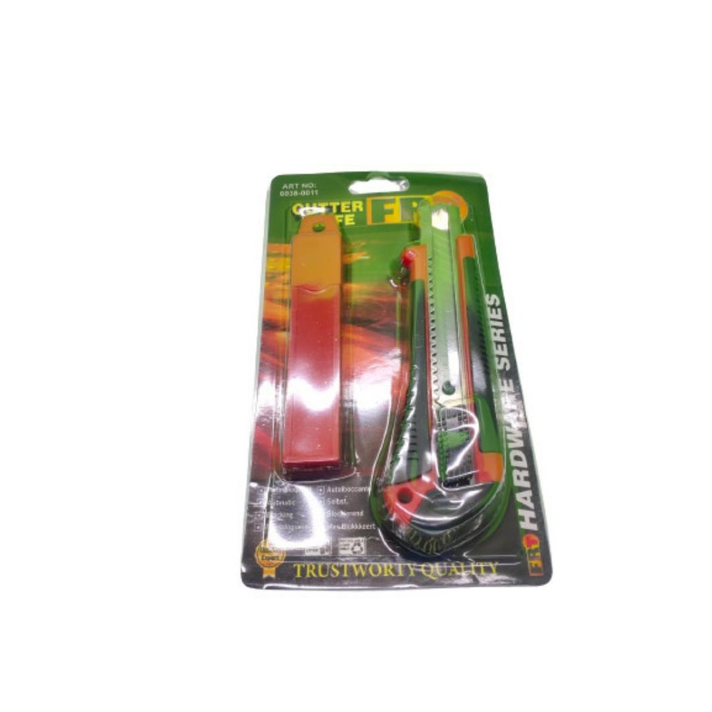 

Pisau Cutter Besar FRT + Isi Refil Cutter Kater Blade FRT A-100 A100.bie088