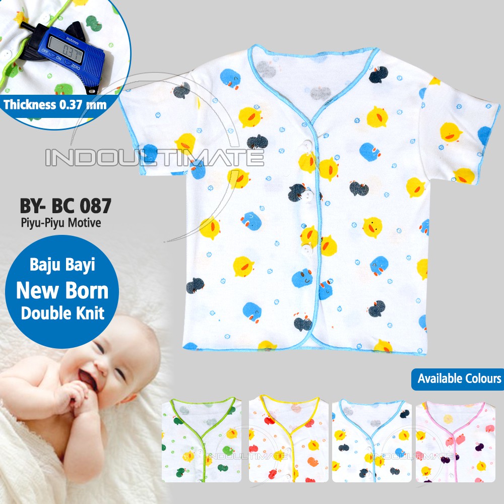 Baju bayi Newborn Lengan Pendek Motif Pakaian Kaos Anak Bayi Laki laki perempuan BC-087