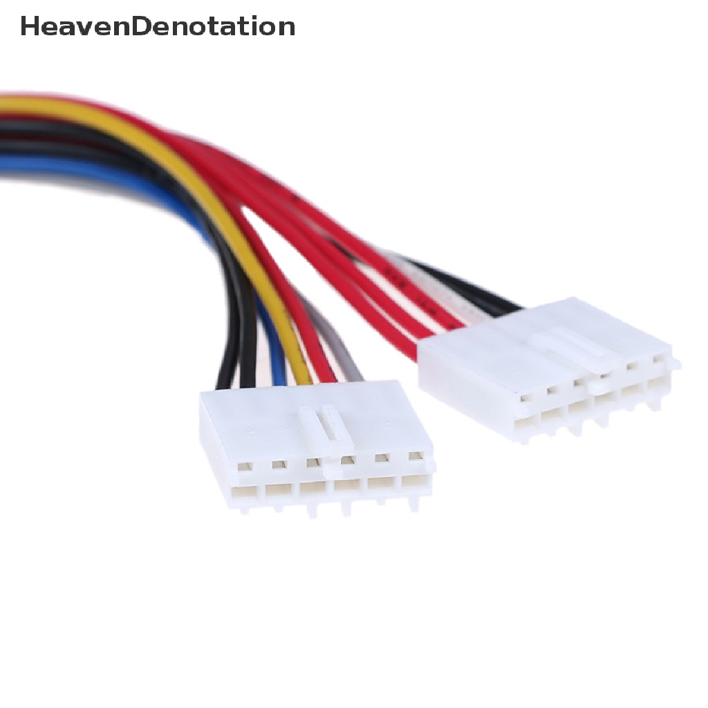 [HeavenDenotation] 20P ATX To 2 Port 6Pin AT PSU Converter Power Cable For Computer 286 386 486 586