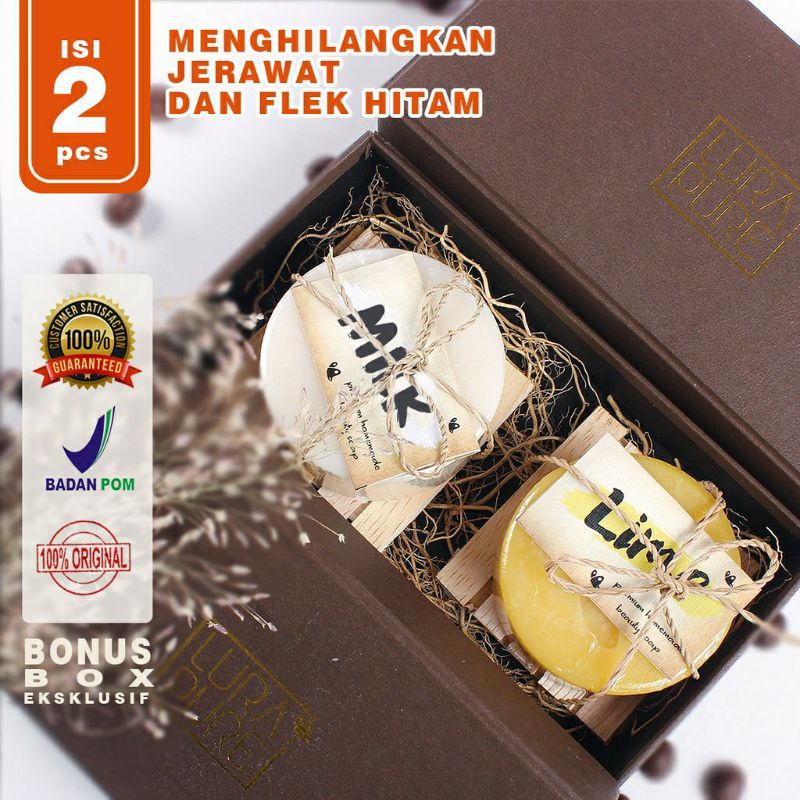 PAKET SKINCARE, SABUN GLOWING, PEMBERSIH JERAWAT, SABUN KECANTIKAN _  Lurapure Skincare