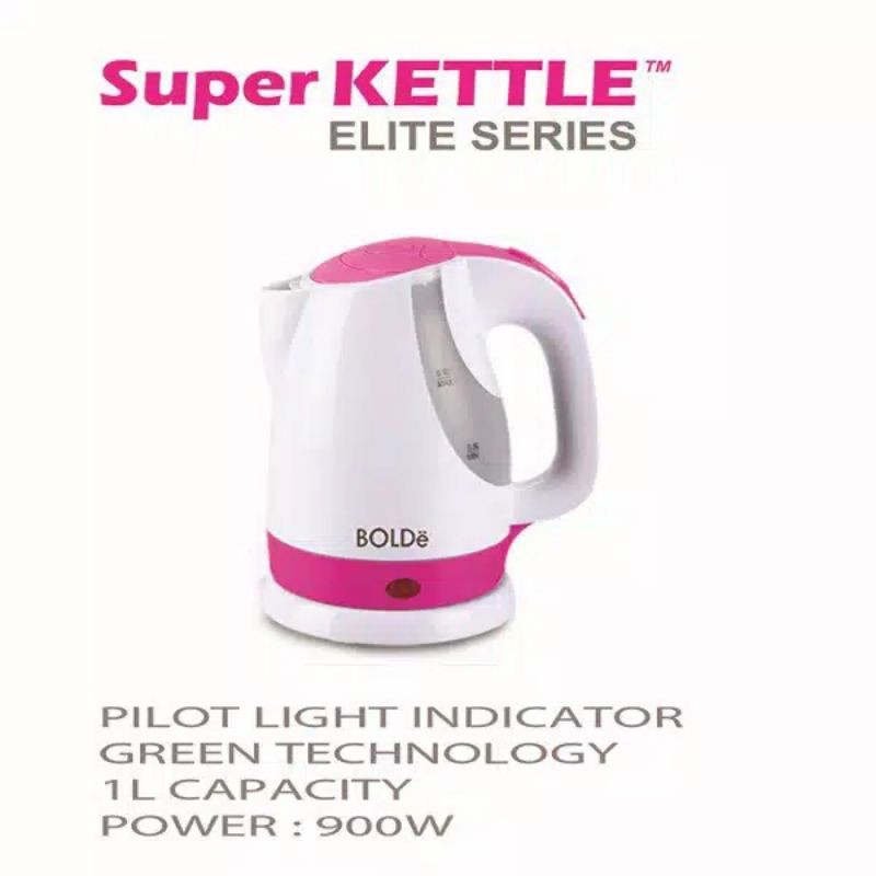 Bolde Super Kettle / Teko Listrik Elite Series 0.9Liter