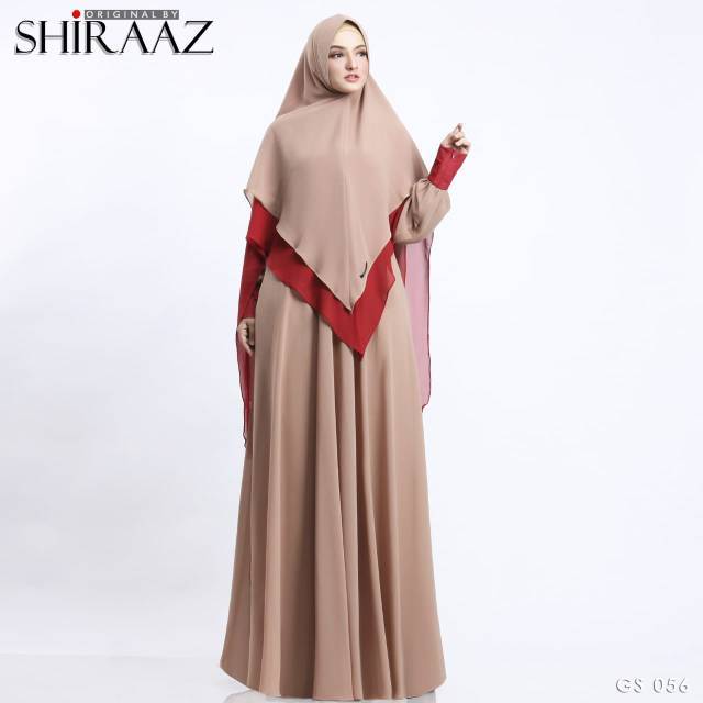 GS 056 gamis syari Shiraaz original