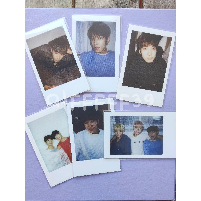 Polaroid seventeen wonwoo wonu seungkwan woozi caratland diamond edge boys wish encore concert 2016